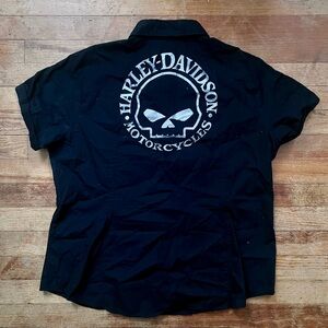 Harley Davidson Willie G Button Down Shirt